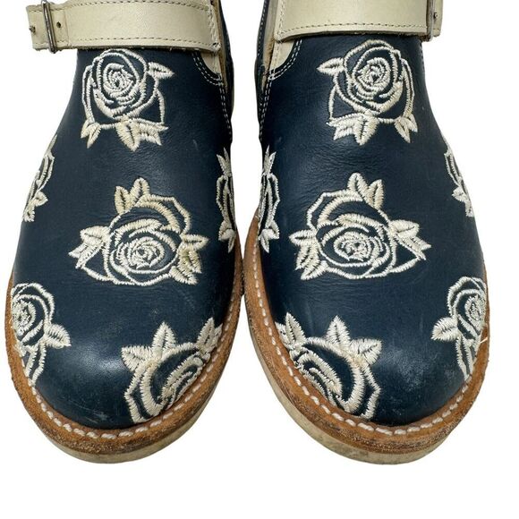 Patrick Winget Two Thousand Never 6 Boots Embroidered Floral USA Made Mens READ - Picture 5 of 16